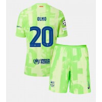 Dres Barcelona Dani Olmo #20 Tretina pre deti 2024-25 Krátky Rukáv (+ trenírky)